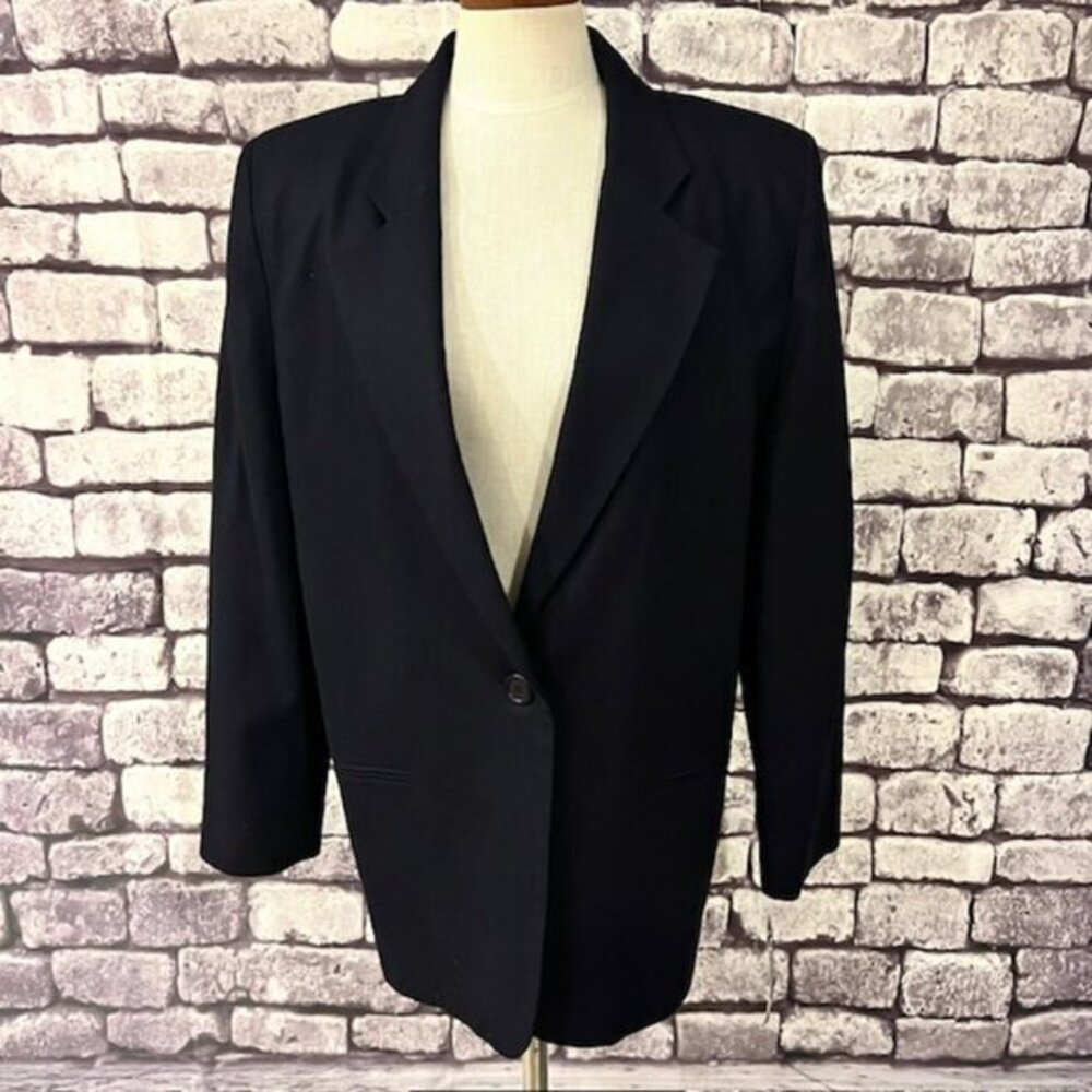 Courtenay NWT Vintage Navy Fully Lined Long Sleeve Jacket Size 14